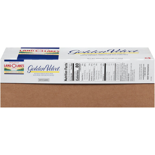 Land O Lakes Golden Velvet White Cheese Spread, 6 x 5 lb Case - DOT product image 2