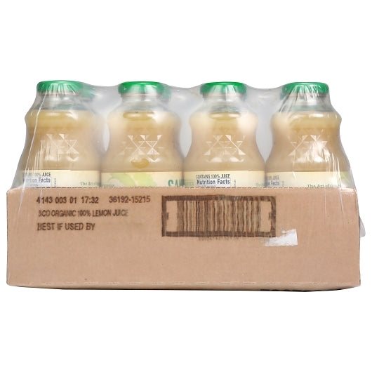 Santa Cruz Organic Lemon Juice, 8 x 16 fl oz Case - Condiments & Sauces - image 2
