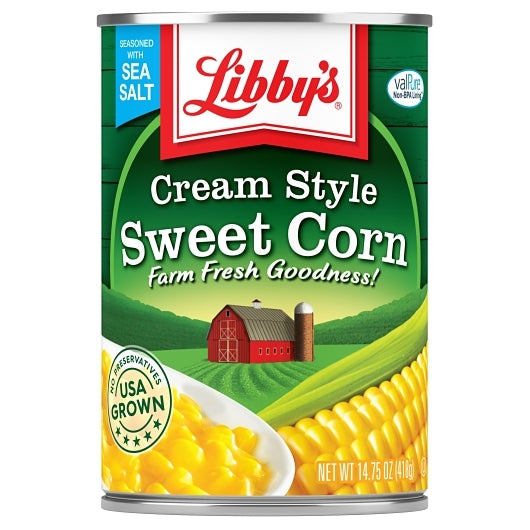Libby Fancy Cream Style Sweet Corn, 24 x 14.75 oz Case - DOT product image 2