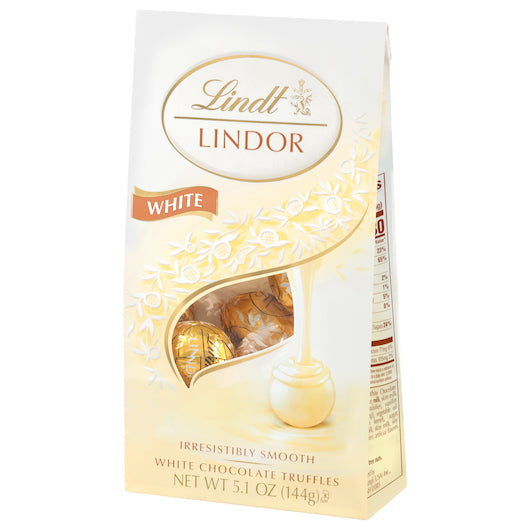 Lindt Lindor White Chocolate Truffles, 6 x 5.1 oz Case - DOT product image 8