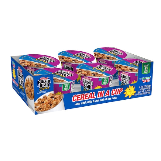 Cereal Cereal In Kosher Raisin Bran Crunch Cereal, 10 x 6 x 2.8 oz Case - DOT product image 8