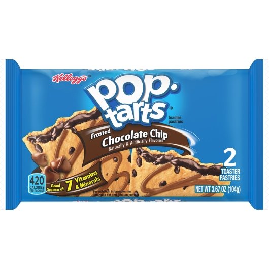Pop-Tarts Frosted Open & Fold Display Chocolate Chip Pastry, 12 x 6 x 3.3 oz Case - DOT product image 2