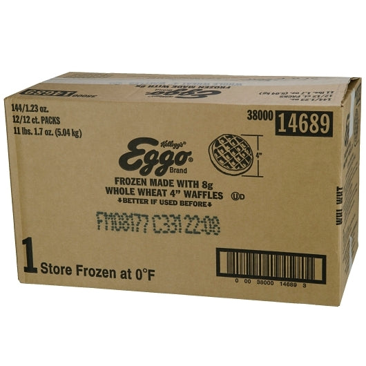 Eggo Wheat Waffles, 144 x 1.23 oz Case - DOT product image 8