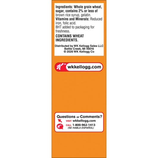 Kellogg's Mini Wheats Frosted Whole Grain Bite Size Cereal, 70 x 1.31 oz Case - DOT product image 8