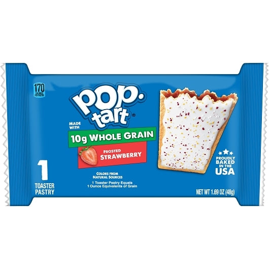 Pop-Tarts Whole Grain Frosted Strawberry Pastry, 12 x 10 x 1.69 oz Case - DOT product image 2