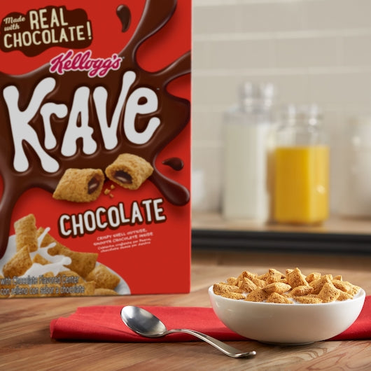 Kellogg's Krave Chocolate Cereal, 1 x 8.75 lb Case - DOT product image 8