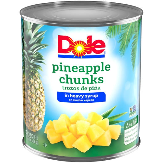 Dole Fancy Pineapple Chunks in Heavy Syrup, 6 x 106 oz Case - DOT product image 2