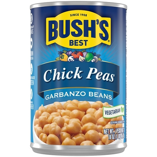 Bush's Garbanzos Garbanzo Beans, 12 x 16 oz Case - DOT product image 2