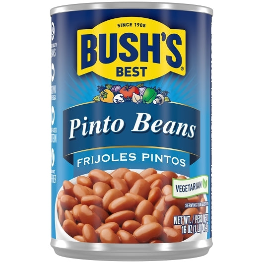Bush's Best Pinto Beans, 12 x 16 oz Case - DOT product image 2