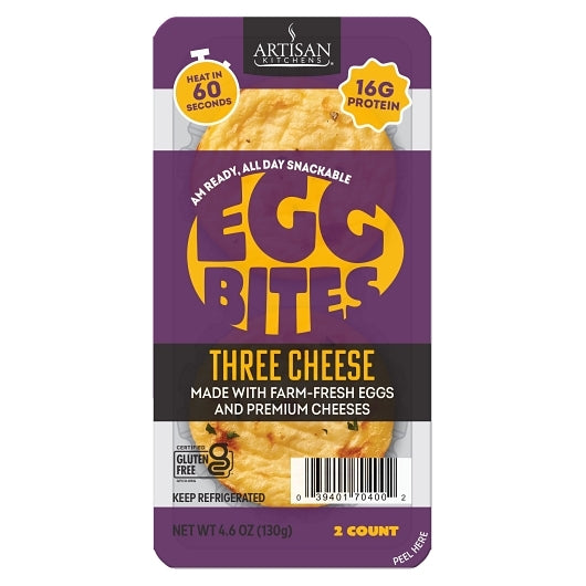 Artisan Kitchens THREE CHEESE EGG BITES, 7 x 2 each Case - DOT product image 2