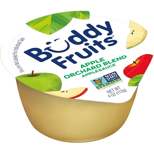 Buddy Fruits Orchard Blend Applesauce, 72 x 4 oz Case - Dried Fruit & Fruit Snacks - image 2