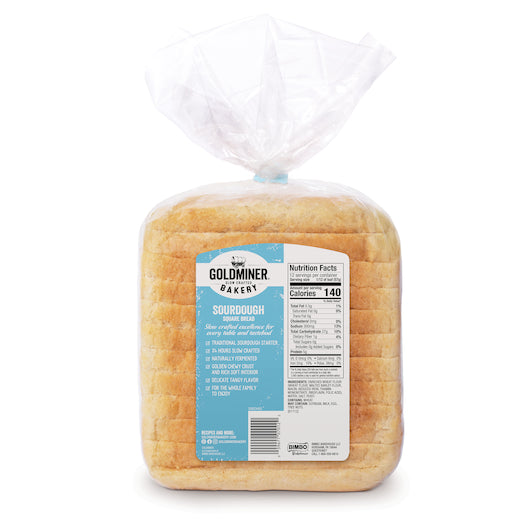 Bimbo Bakehouse BREAD SOUR SQUARE UNSLICED 3/4-14MA, 10 x 24 oz Case - DOT product image 8