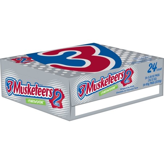 3 Musketeers Multi-Piece King Size Chocolate Candy Bar, 6 x 24 x 3.28 oz Case - DOT product image 2