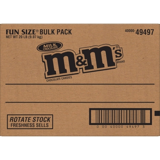 M&M's Fun Size Milk Chocolate, 1 x 20 lb Case - DOT product image 2