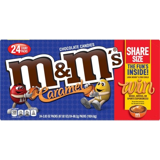M & M's Caramel Sharing Size King Size, 6 x 24 x 2.83 oz Case - DOT product image 8