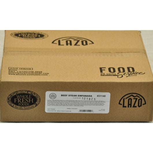Lazo Steak Baked Empanada, 1 x 20 x 3 oz Case - Frozen Snacks & Appetizers - image 2