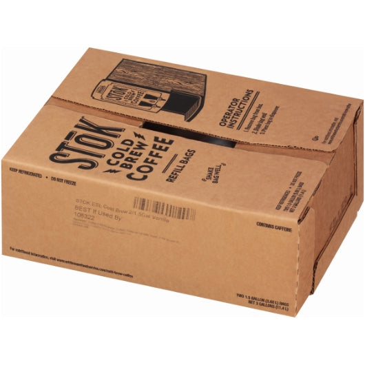 Stok Extended Shelf Life Cold Brew Vanilla Coffee, 2 x 1.5 GA Case - DOT product image 8