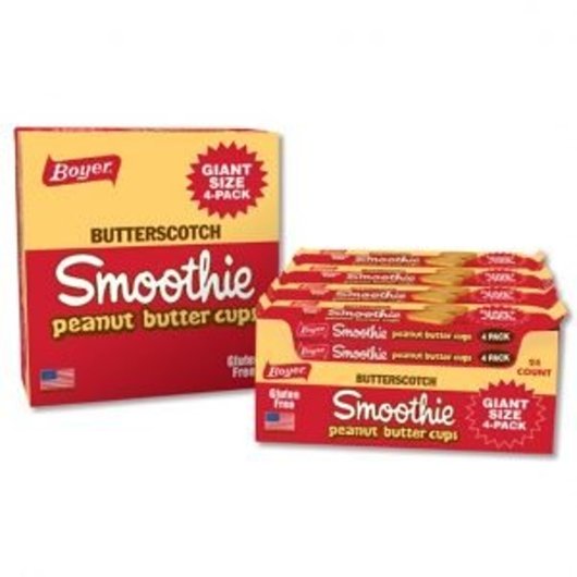 Smoothie Cup Peanut Butter Cup Butterscotch, 6 x 24 x 3.2 oz Case - Alternate product angle or state