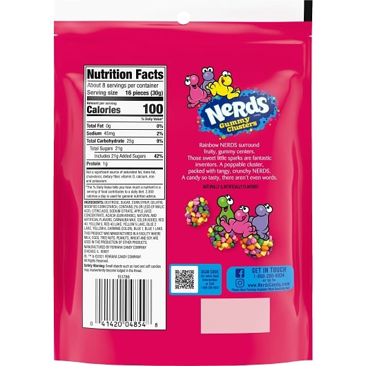 Nerds Clusters Doy Gummy Candy, 6 x 8.001 oz Case - DOT product image 8