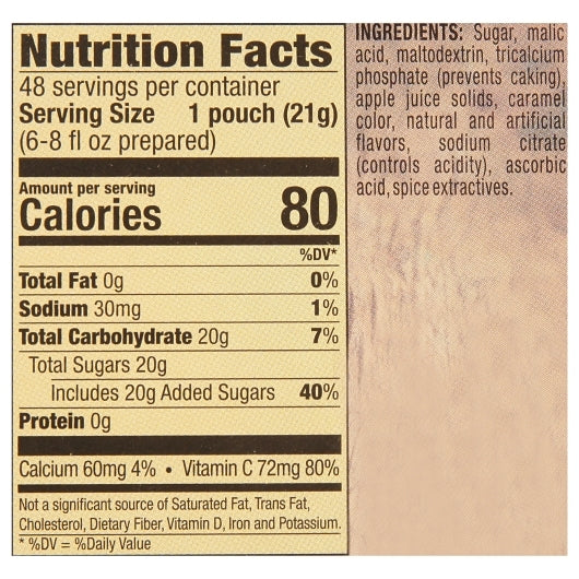 Alpine Continental Mills Kosher, Dry, Hot, Instant, Alpine Cider Drink Mix, 6 x 48 ct Case - DOT product image 8