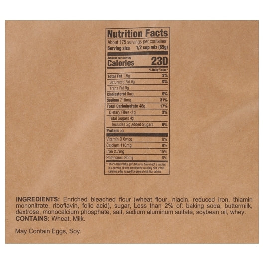 Continental Mills Buttermilk Pancake Mix, 1 x 25 lb Case - DOT product image 5
