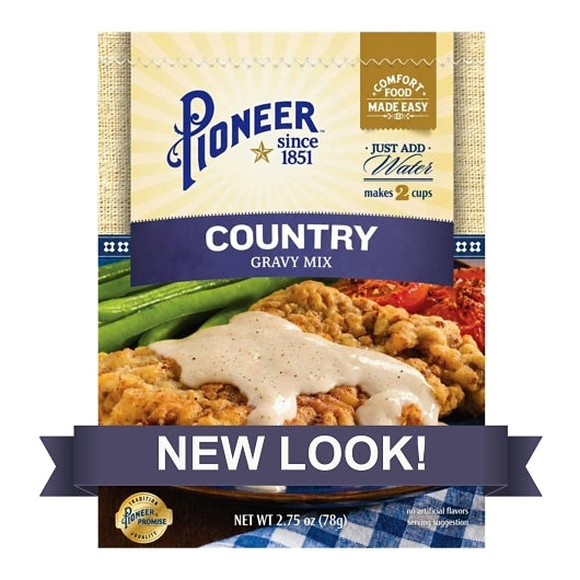 Pioneer Country Gravy Mix Packets, 12 x 2.75 oz Case - Condiments & Sauces - image 2