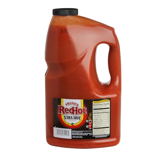 Frank's Red Hot Extra Cayenne Pepper Hot Sauce Bulk, 4 x 1 GA Case - DOT product image 2