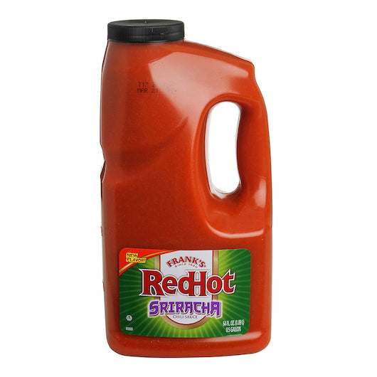 Frank's Redhot Sriracha Chili Hot Sauce Bottle, 4 x 0.5 GA Case - DOT product image 2