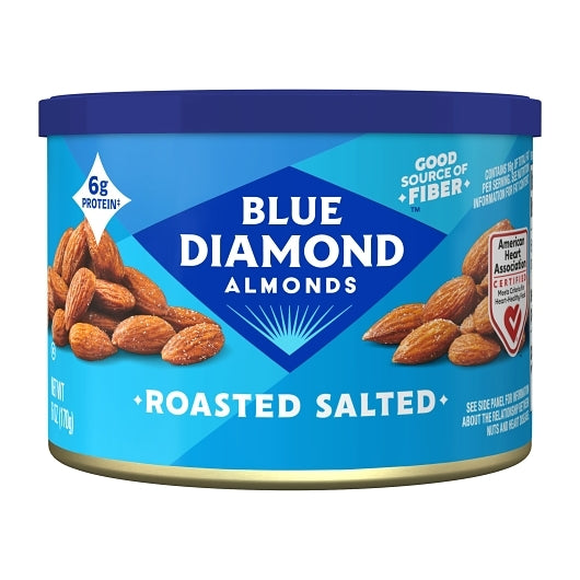 Blue Diamond Almond Roasted & Salted, 12 x 6 oz Case - DOT product image 2