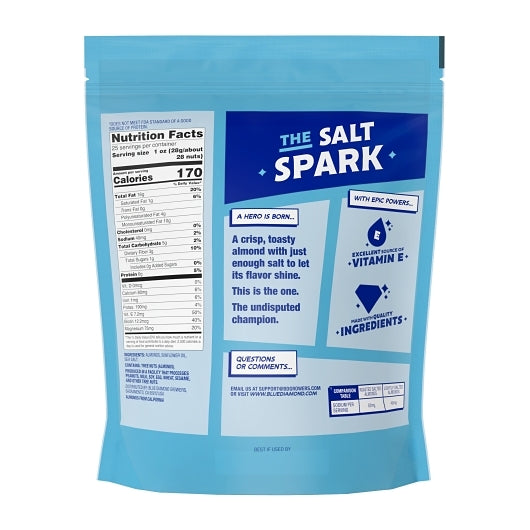 Blue Diamond Lightly Salted Low Sodium, 6 x 25 oz Case - DOT product image 2