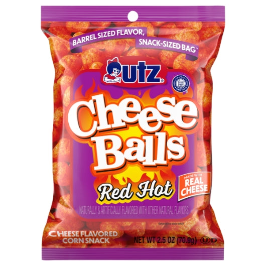 UTZ RED HOT CHEESE BALLS, 5 x 2.5 oz Case - DOT product image 2