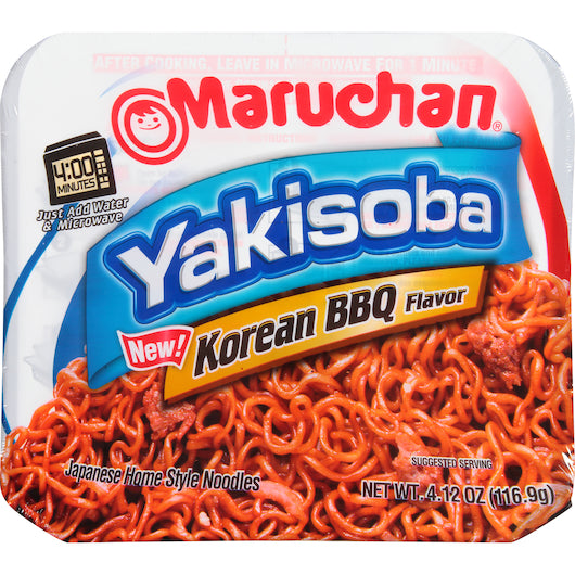 Maruchan Korean Bbq Flavored Home Style Japanese Noodles, 8 x 4.12 oz Case - DOT product image 2