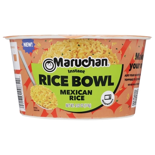 Maruchan Instant Rice Bowl - Mexican Rice, 6 x 4.02 oz Case - Plates Bowls - image 2