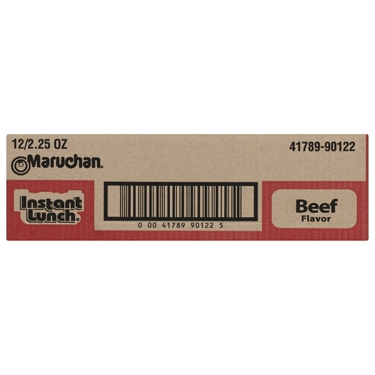 Maruchan Beef Flavored Ramen Noodle Soup, 12 x 2.25 oz Case - DOT product image 8