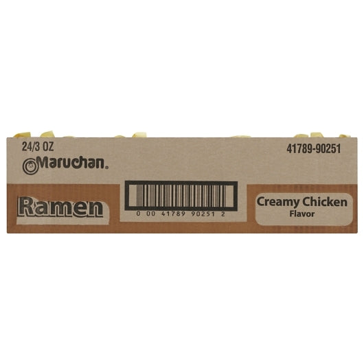 Maruchan Creamy Chicken Flavored Ramen Noodle Soup, 24 x 3 oz Case - DOT product image 8