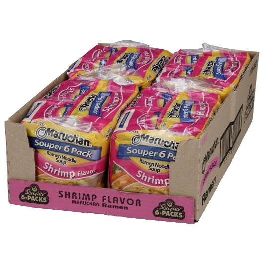 Ramen Souper Shrimp Flavored Ramen Noodle Soup, 4 x 18 oz Case - DOT product image 2