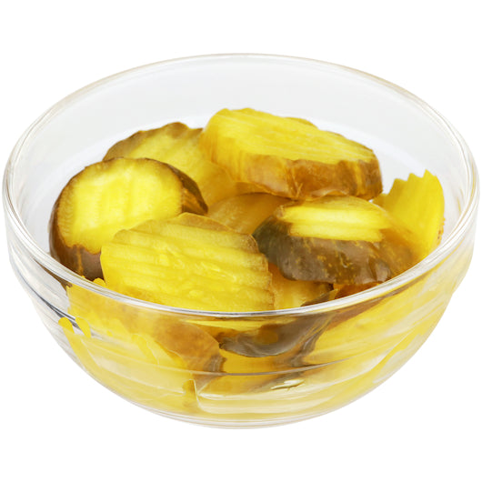 Bay Valley Kosher 320-365 Count 1/4 Crinkle Cut Fresh Pack Pickle Slice Bulk, 4 x 1 GA Case - DOT product image 2