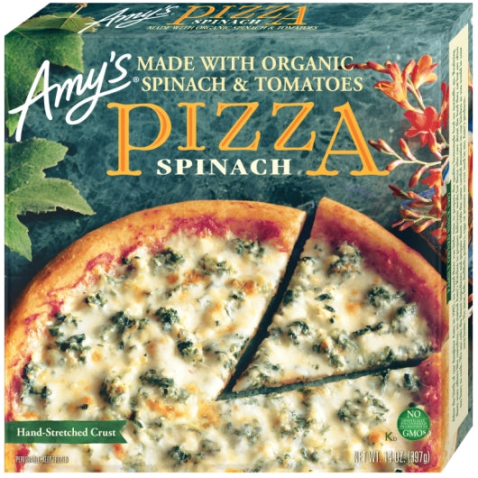 Amys Organic Spinach Pizza, 8 x 14 oz Case - DOT product image 2