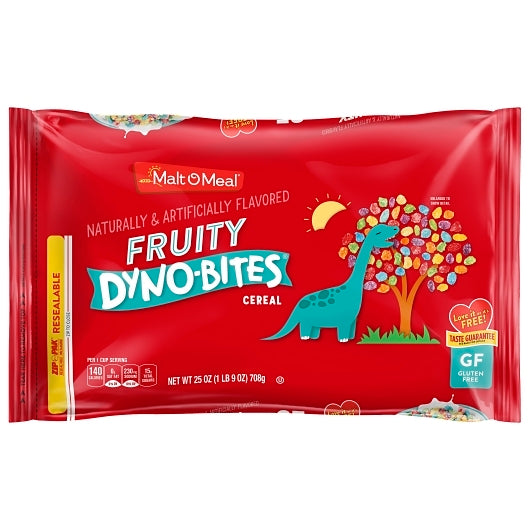 Malt O Meal Fruity Dyno Bytes Cereal, 9 x 25 oz Case - DOT product image 2