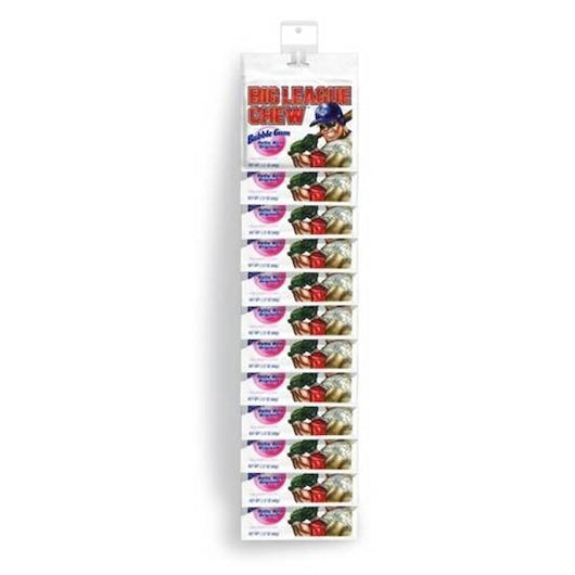 Big League Chew Gum Original Clip Strip Pouch, 2 x 12 x 2.12 oz Case - Candy & Confections - image 2