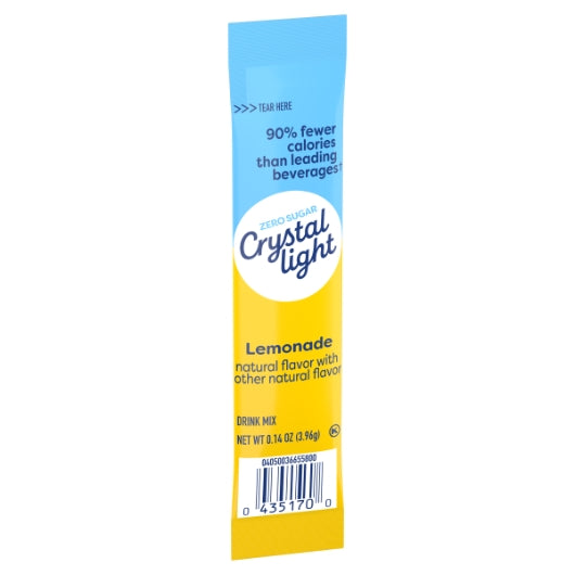 Crystal Light Lemonade Beverage On The Go, 12 x 10 x 0.14 oz Case - DOT product image 8