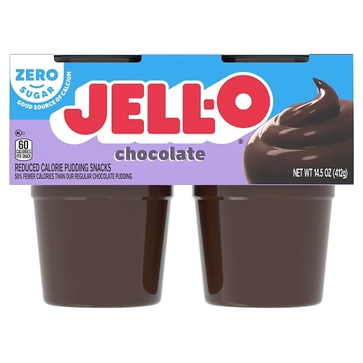 Jell-O Ready To Eat Dessert Chocolate Sugar Free Pudding, 6 x 14.5 oz Case - DOT product image 2