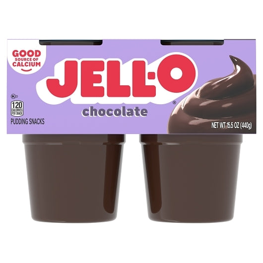 Jell-O Ready To Eat Dessert Original Chocolate Pudding, 6 x 440 GR Case - DOT product image 2