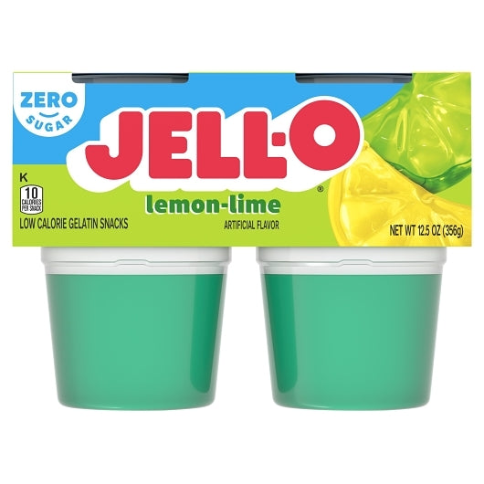 Jell-O Sugar Free Ready To Eat Lemon Lime Dessert, 6 x 356 GR Case - DOT product image 2