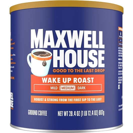 Maxwell House Wake Up Roast Ground Coffee, 6 x 1.775 lb Case - Coffee & Tea - image 2