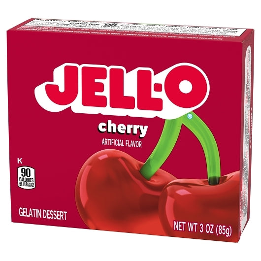 JELLO Instant Cherry Flavored Gelatin Mix, 24 x 3 oz Case - DOT product image 8