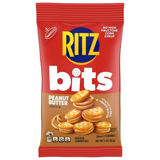 Ritz Bits Peanut Butter Snack, 12 x 3 oz Case - DOT product image 2