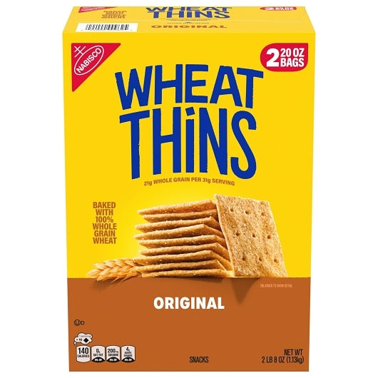 Wheat Thins Crackers Supercarton, 4 x 40 oz Case - DOT product image 2