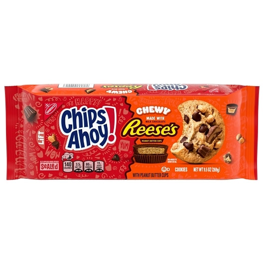 Chips Ahoy Reeses Chewy Cookie, 12 x 9.5 oz Case - DOT product image 2