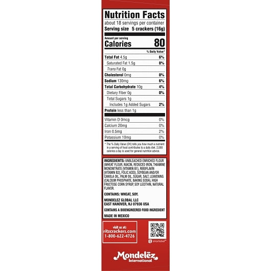 Ritz Original Crackers, 6 x 10.3 oz Case - DOT product image 8
